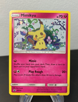 2029 Pokemon Mimikyu Holo Black Star Promo SM163 Card Near Mint - Image 1