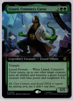 Lizard, Connors's Curse (Extended Art) - Marvel's Spider-Man (SPM) Foil - Image 1