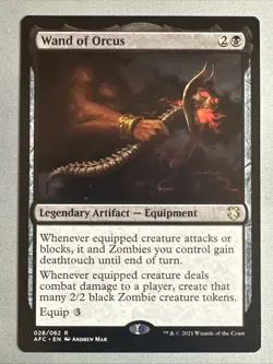 MTG / Wand of Orcus / AFC / #28 / Regular / Rare / NM - Image 1