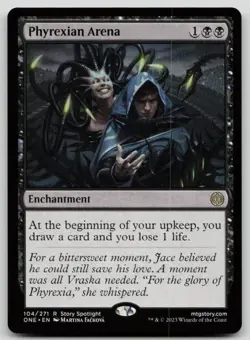 Phyrexian Arena R Phyrexia: All Will Be One 104 NM - Image 1