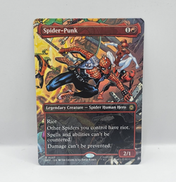 Spider-Punk NM Regular #207 MTG Marvel's Spider-Man (Borderless) - Image 1
