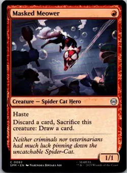 Masked Meower C Creature - Spider Cat Hero Marvel's Spider-Man 82 Near Mint - Image 1