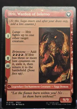 Clive, Ifrit's Dominant / Ifrit, Warden of Inferno #133 Final Fantasy Reg Mythic - Image 2