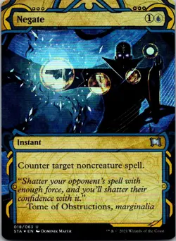 Negate - FOIL - Strixhaven: Mystical Archives - 18 Near Mint - Image 1