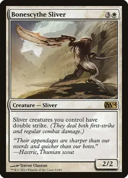 Bonescythe Sliver Regular - Magic 2014 MTG-LP - Image 1