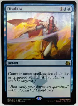 MTG Disallow Aether Revolt Foil - Image 1