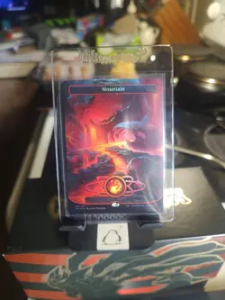 Mountain (238) (Borderless) Unfinity Foil Plus Swamp Holo - Image 1