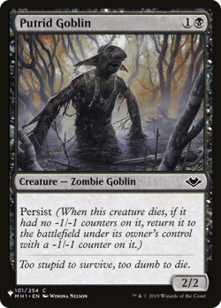 Putrid Goblin #101 | Near Mint | The List Magic MTG - Image 1