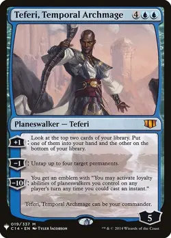 MTG Teferi, Temporal Archmage PLST Mythic Normal #C14-19 - Image 1