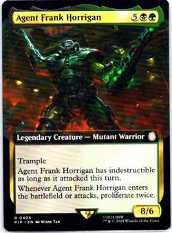 #405 Agent Frank Horrigan (Extended Art) MTG Universes Beyond: Fallout Rare - Image 1