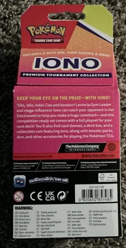 Pokemon Iono Premium Tournament Collection Box *Sealed* - Image 3