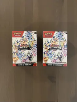 X2 Pokemon TCG Prismatic Evolution Scarlet and Violet Booster Bundle - Sealed ✅ - Image 1