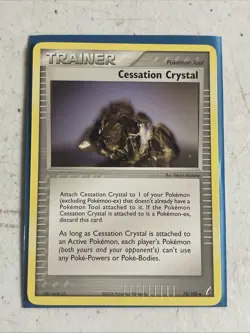 Pokemon tcg Crystal Guardians #74/100 Cessation Crystal Lightly played - Image 1