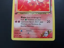 Pokemon - Blaine's Growlithe 62/132 Common 1st Edition Gym Heroes - Image 3