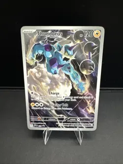 Pokemon Black Bolt Promo Thundurus #209 SVP EN Black Star Promo - Image 1