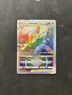 Pokemon TCG Hisuian Zoroark Vstar 203/196! NM Condition! See Description! - Image 1