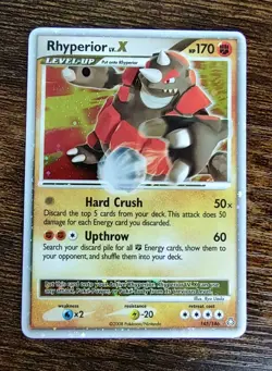 Rhyperior Lv. X 145/146 Legends Awakened Pokemon Ultra Rare Holo - Image 1