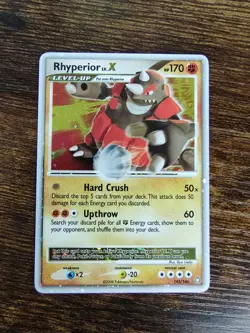 Rhyperior Lv. X 145/146 Legends Awakened Pokemon Ultra Rare Holo - Image 2