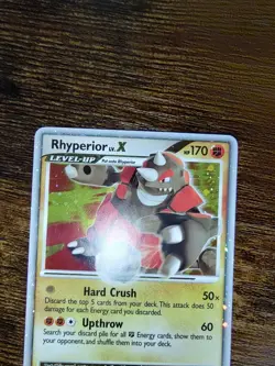 Rhyperior Lv. X 145/146 Legends Awakened Pokemon Ultra Rare Holo - Image 4