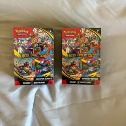 Pokemon Mega Evolutions Booster Bundles x2 - New Sealed Can Ship Today - Image 1