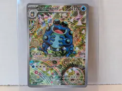 Seismitoad IR Pokemon Black Bolt 105/086 English Illustration Rare NM Near Mint - Image 1
