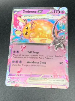 Dedenne ex 093/193 TERA Ultra Rare Scarlet & Violet: Paldea Evolved Pokemon NM - Image 1
