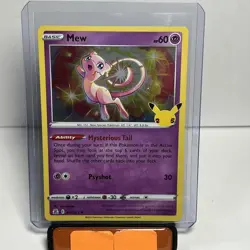Pokemon TCG - Celebrations - Holo Rare - Mew - 11/25 - MINT (C) - Image 1