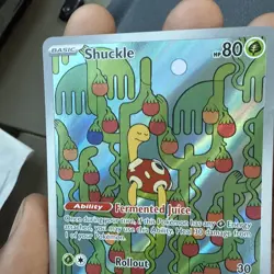 2025 Pokemon Mega Evolution Shuckle Illus Rare 136/132 Free Shipping - Image 2
