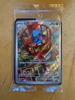 SEALED Riolu Pokemon Center Edition 010 Mega Evolution ETB Promo - Pokemon TCG - Image 1