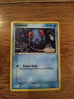 Pokemon TCG - Tentacool 66/92 Legend Maker Reverse Holo Stamp - NM - Image 1