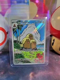 Alolan Dugtrio 208/191 Pokemon TCG S&V Surging Sparks Illustration Rare Holo NM - Image 1
