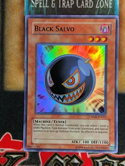 Yugioh Black Salvo CRMS-EN015 Super Rare NM - Image 1
