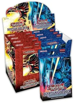 Yu-Gi-Oh! - TCG Egyptian God Decks Display Box - Slifer/Obelisk - 1ST EDITION 83717853091 - Image 1