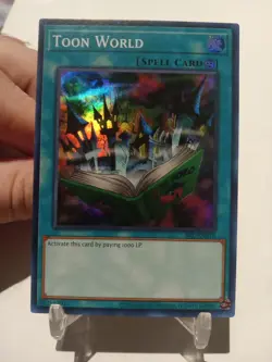 Yu-Gi-Oh! TCG Toon World Super Rare SRL-EN076 Near Mint - Image 1