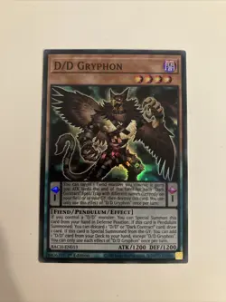 BACH-EN013 - D/D Gryphon - Super Rare 1st Edition - YuGiOh! - Image 1