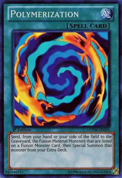 Yugioh! LP Polymerization - LCYW-EN056 - Super Rare - Unlimited Edition Lightly - Image 1