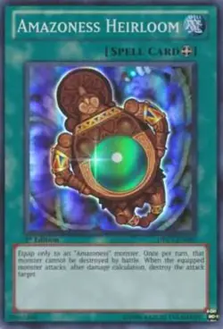Yugioh! LP Amazoness Heirloom - DREV-EN087 - Super Rare - 1st Edition Lightly Pl - Image 1