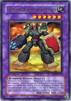 Yugioh! HP Elemental Hero Rampart Blaster - EEN-EN033 - Ultra Rare - Unlimited E - Image 1