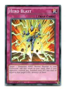 Hero Blast - SDHS-EN036 1st Edition - YuGiOh-LP - Image 1