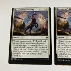 Miscut Karametra's Blessing - NM - Theros Beyond Death MTG MAGIC Card 2x - Image 2
