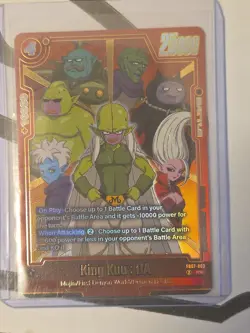 Dragon Ball Card King Kuu DA Fusion World R Rare Special Power Zero Attack 25000 - Image 3