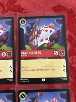 4x Disney Lorcana Fabled - Card Soldiers - Full Deck - 122/204 x4 - Image 2