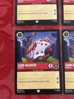 4x Disney Lorcana Fabled - Card Soldiers - Full Deck - 122/204 x4 - Image 4