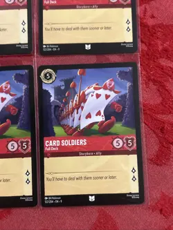 4x Disney Lorcana Fabled - Card Soldiers - Full Deck - 122/204 x4 - Image 5