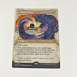 Dawn’s Truce Mtg SHOWCASE Borderless Bloomburrow NM Magic Card - Image 1