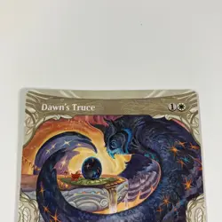 Dawn’s Truce Mtg SHOWCASE Borderless Bloomburrow NM Magic Card - Image 2
