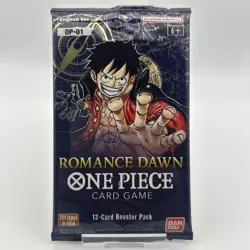 One Piece Card Game TCG Romance Dawn Booster Pack - 12 Cards (OP-01) - Image 1