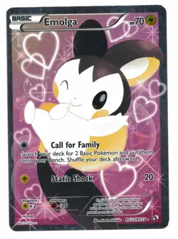 Pokemon Card: Emolga FULL ART RC23/RC25 B&W Legendary Treasures Ultra Rare! - Image 1