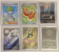 Pokemon Mega Evolution Illustration Rare and Full Art Trainer Card Lot (6 cards) - Image 1