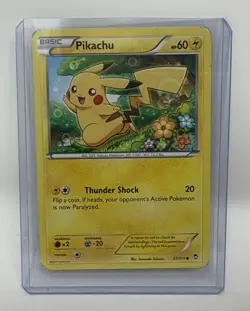 Pikachu 27/111 Common XY Furious Fists Pokemon Card - Image 1
